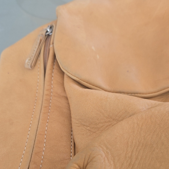 Tignanello Tan Leather Concealed Carry  Backpack main image 11